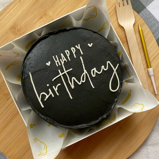 Бенто торт черный «Black cake»