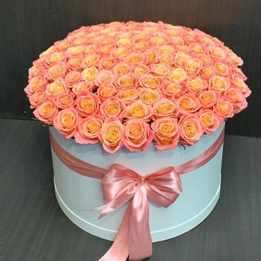 Цветы в коробке 101 🌹