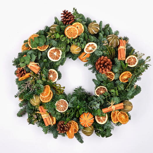 Real Christmas wreath