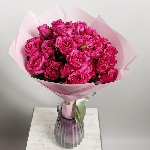 Spray raspberry roses
