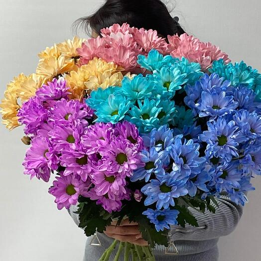 Букет из кустовых хризантем