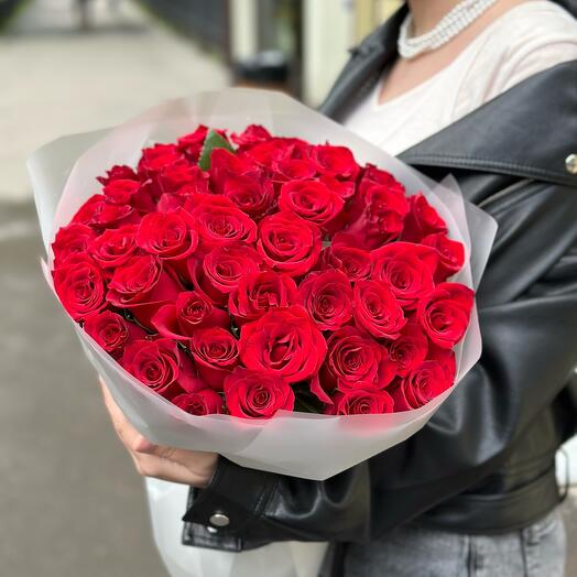 Букет из 51 розы red