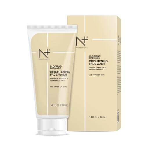 N+ Blooming Radiance Brightening Face wash, Enriched with Rice Protein   Quinoa Extract