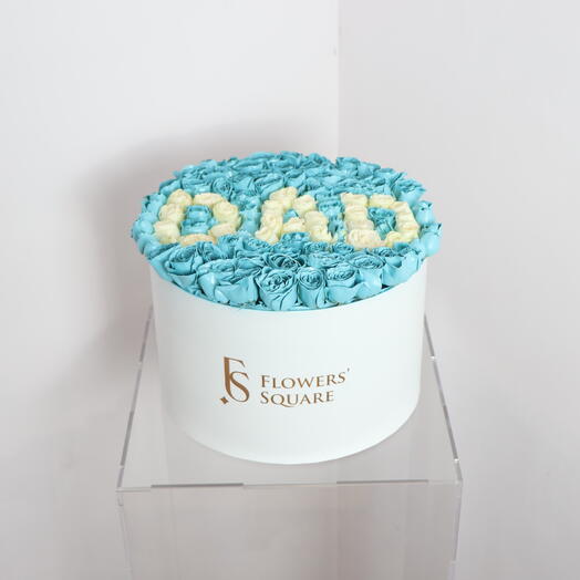 Father s Day Flower Box "DAD"