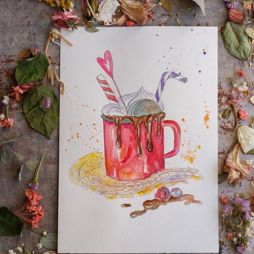 Акварельный рисунок