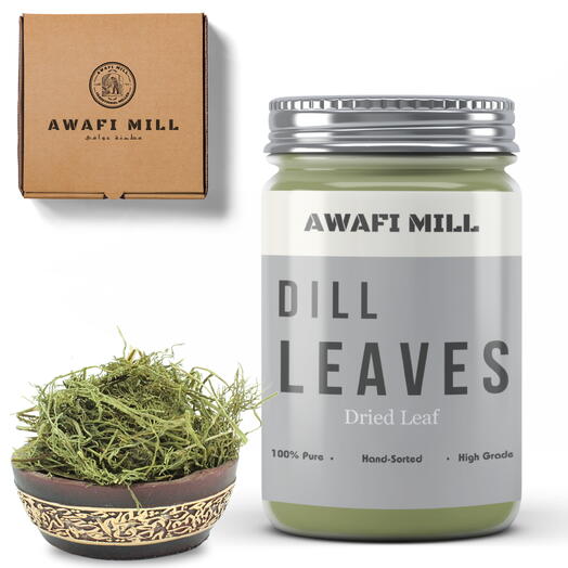 AWAFI MILL Dried Dill Leaf | Anethum Graveolens - Bottle of 100 Gram