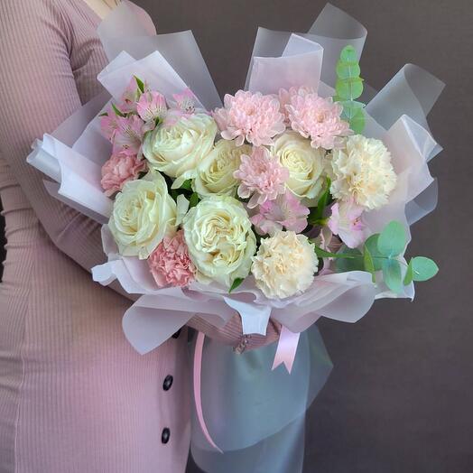 Букет с белыми розами💞