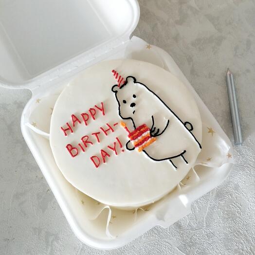 Бенто торт "Happy birthday"