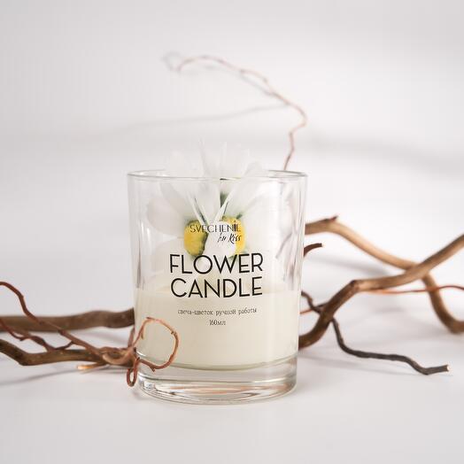 Свеча ароматная Ромашки в стакане