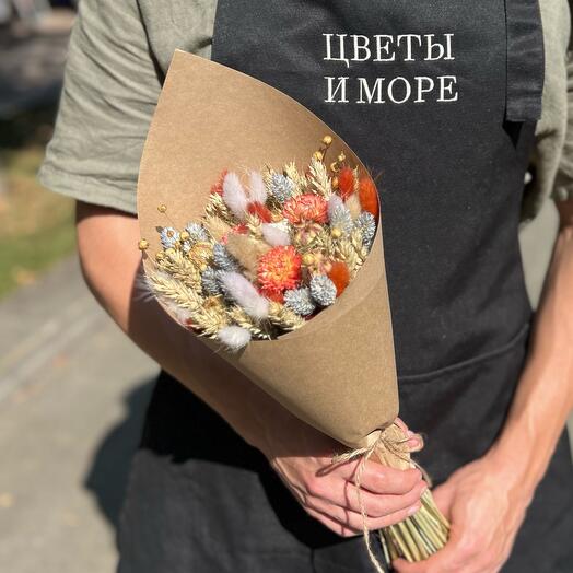 Букет сухоцветов «Осенний бархат»