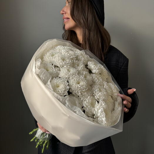 Bouquet of 9 chrysanthemums