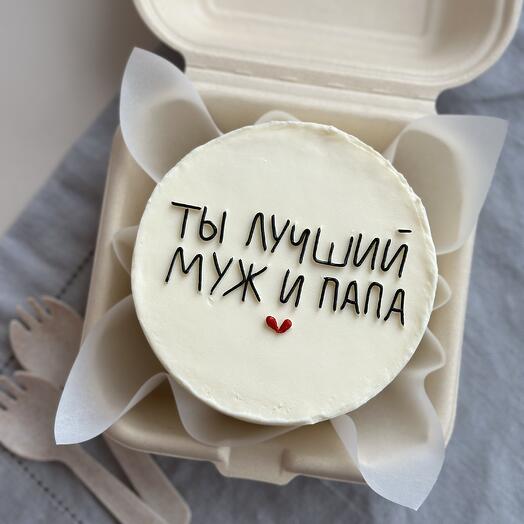 Бенто-торт для мужа
