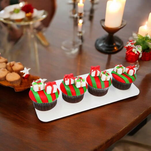 Christmas Gift Cupcakes