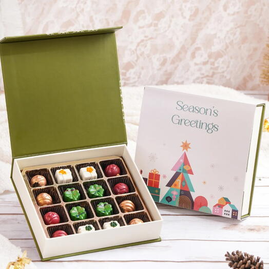 Season s Greetings Small Chocolate Box