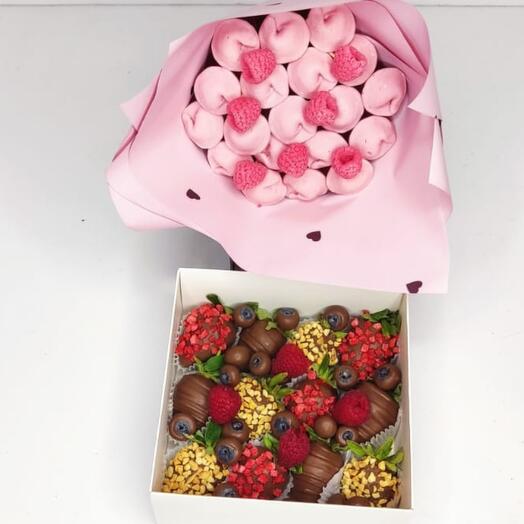 /Комбо набор /пельмени/вареники из шоколада/клубника в шоколаде/Татьянин День/8Марта/февраля