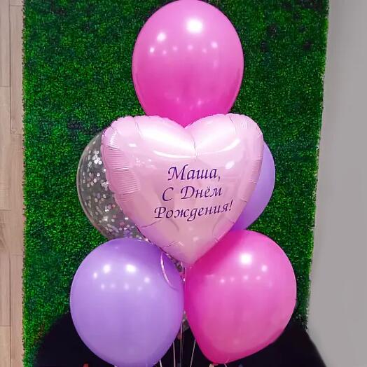 Fountain of balls "The most adorable" for a daughter, a girl, a girl
