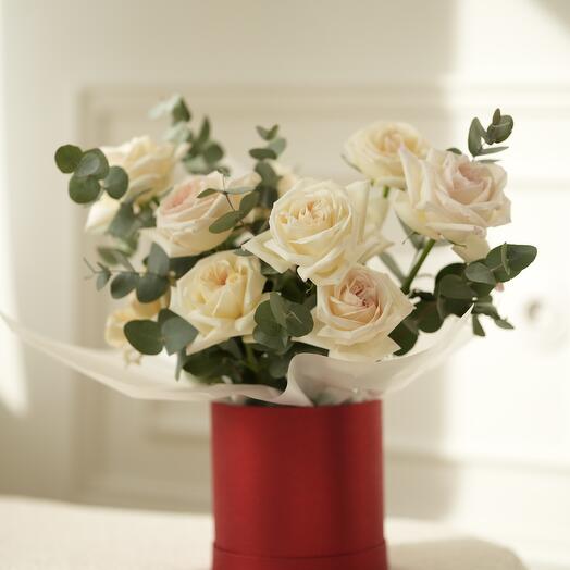 Цветы в коробке