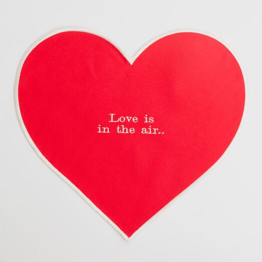 Плейсмат-сердце «Love is in the air »
