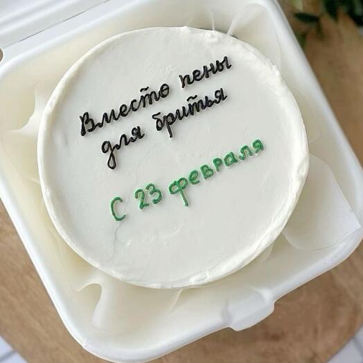 Торт к 23 февраля