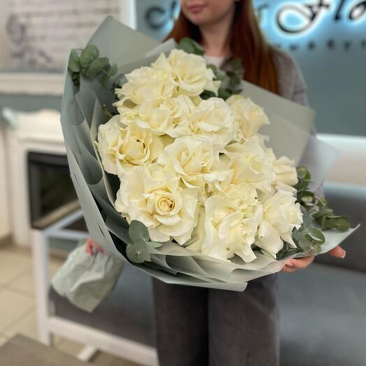 White French Roses