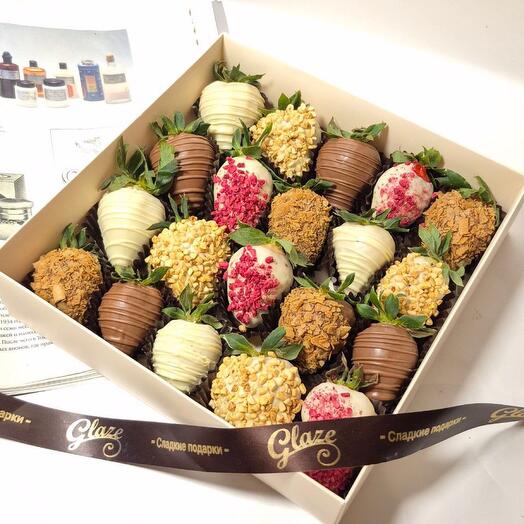 Клубника в шоколаде «tasty» 16-20 шт