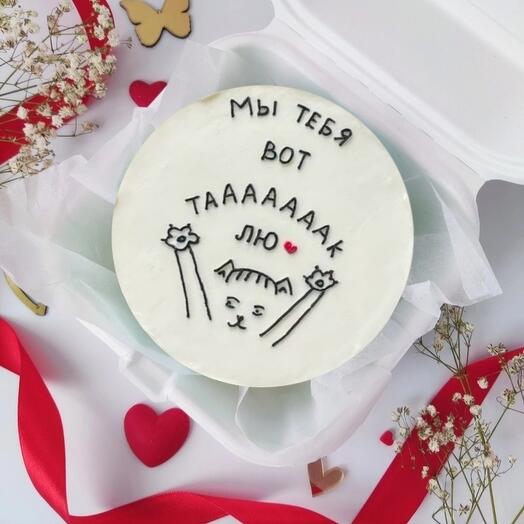 Бенто торт тому кого очень люблю