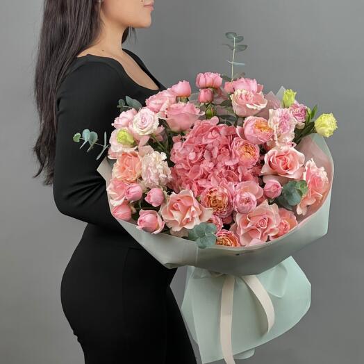 Цветы Букет Art Flowers Розовое совершенство