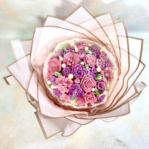 Букет из шоколадных цветов премиум