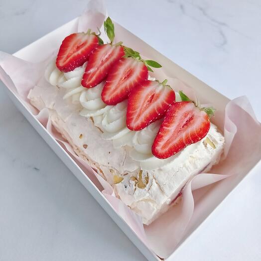 Меренговый рулет половинка