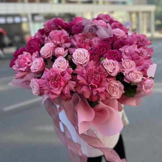 Коробка с цветами 133