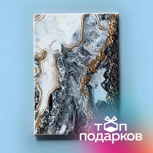 Подарочный сертификат Эпоксидная смола. Камень, холст. Индивид. мастер-класс, будни, 1 чел