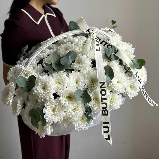 Композиция из хризантем, размер M