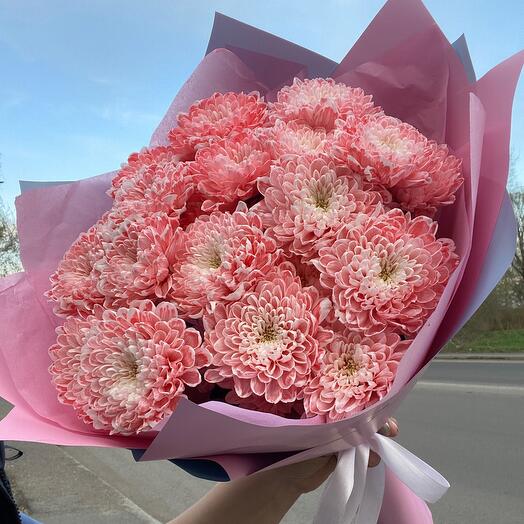 Букет из хризантем