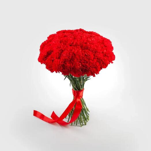Букет из 50 гвоздики