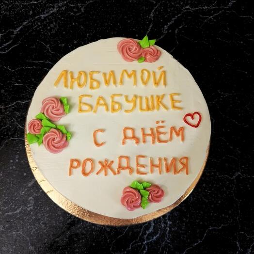 Медовик с кремовым декором