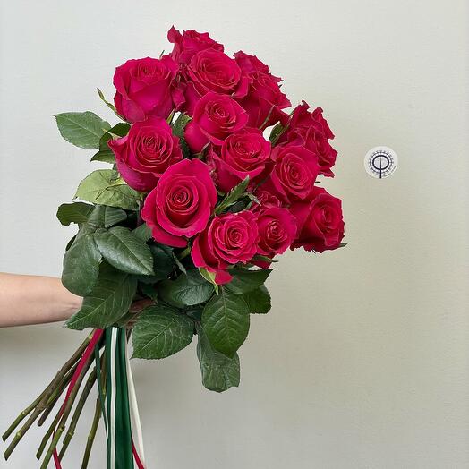 Монобукет из яркой розы