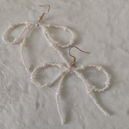 Серьги Бантики Bow Earrings