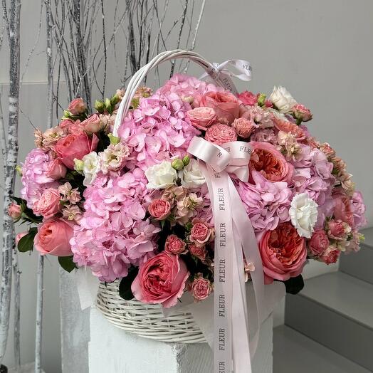 Корзина цветов Чувства