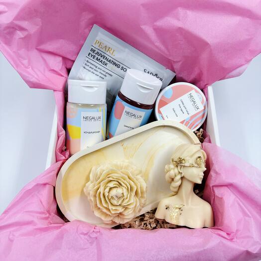 Подарочный набор маме «Aesthetics»💝 Новый год, сюрприз, зима, снег, Christmas, tree, wreath, gifts