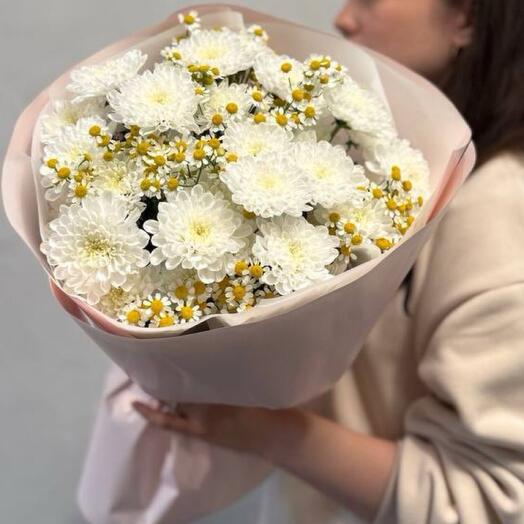 Букет с ромашками 💛