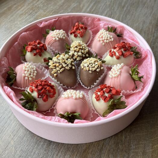 Клубника в шоколаде Кругляш Сладкий вечер для любимых