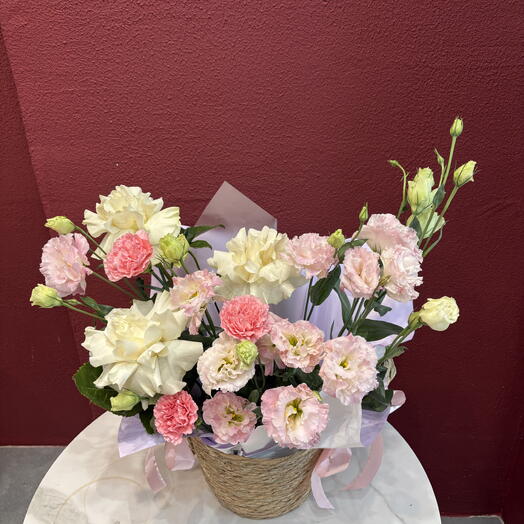 Корзина с цветами 1