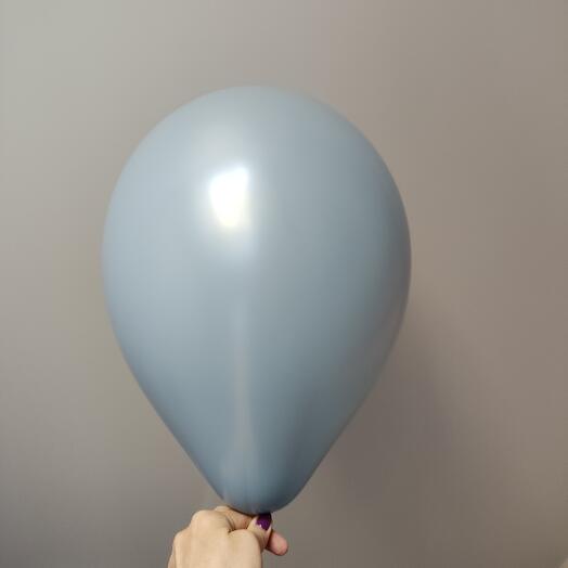 Шар латексный голубой ретро 12"(28 см)