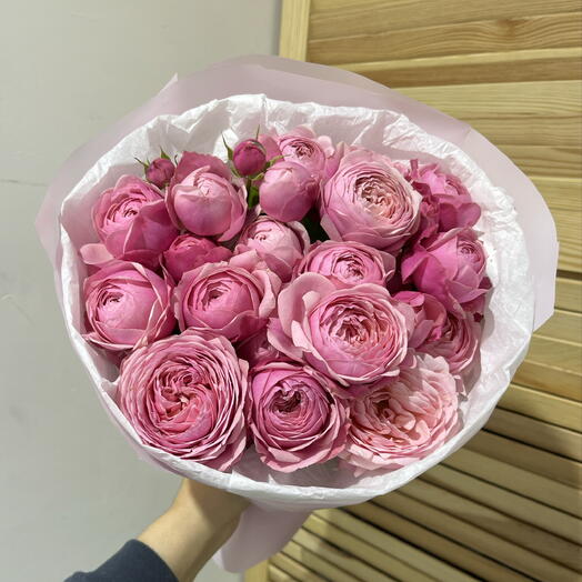 Роза кустовая пионовидная💕
