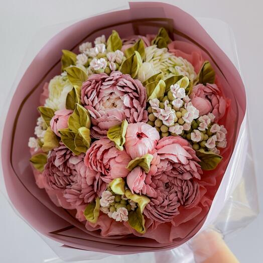 Зефирный букет «Endorfini Romantic Bloom» 💗 — подарок с душой