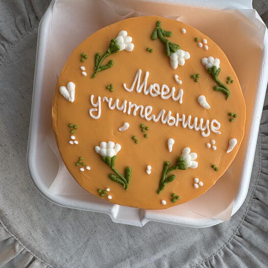 Бенто торт для учителя «Моей учительнице»