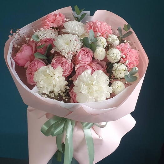 Букет  "Розовое облако"