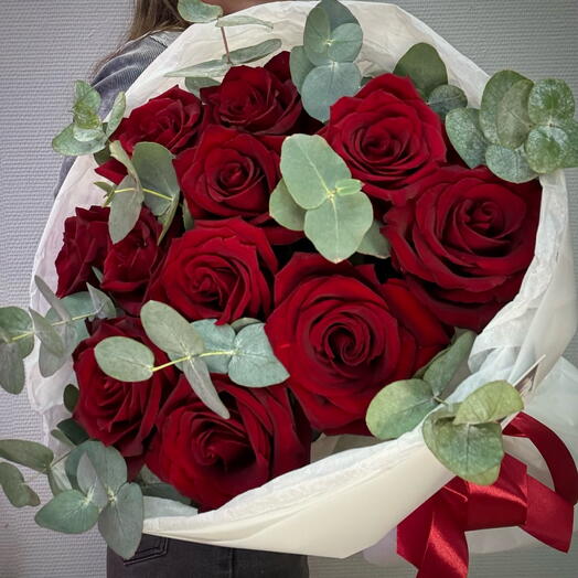 11 шикарных роз ♥️
