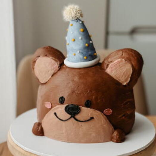 Торт объемный мишка детский