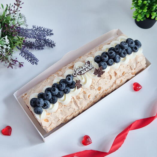 Меренговый рулет для мамы